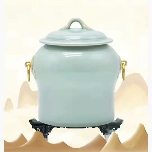 交能＆淳之 · 一周一品鉴——青瓷金镶玉对罐