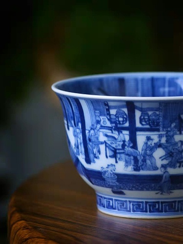 交能＆淳之 · 一周一品鉴——青花柴窑内外画人物系列