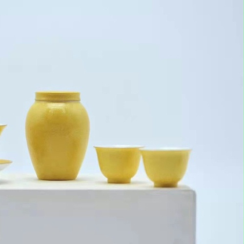 交能＆淳之 · 一周一品鉴——黄扒花餐具&茶具系列套组