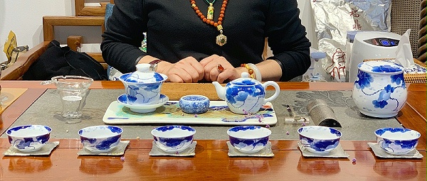 青花分水 青花分水