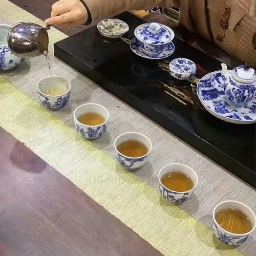 交能＆淳之 · 一周一品鉴——淳之手工手绘青花柴窑十八学士茶具套组