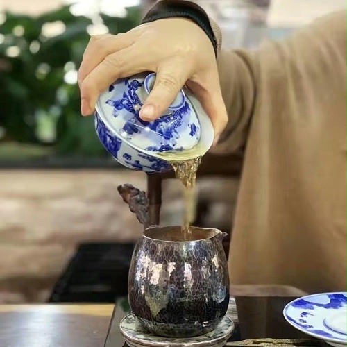 交能＆淳之 · 一周一品鉴——淳之手工手绘青花柴窑十八学士茶具套组