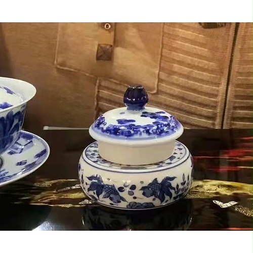 交能＆淳之 · 一周一品鉴——淳之手工手绘青花柴窑十八学士茶具套组