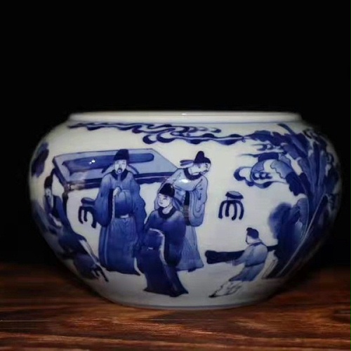 交能＆淳之 · 一周一品鉴——淳之手工手绘青花柴窑十八学士茶具套组