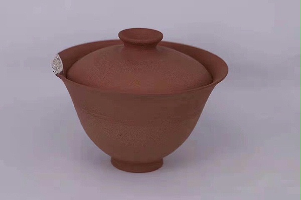 淳之手工手作盘口金缮陶艺盖碗泽平器
