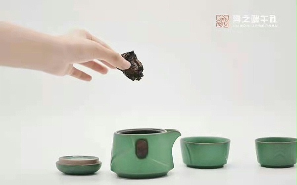 淳之仿粽型便携式茶具套组