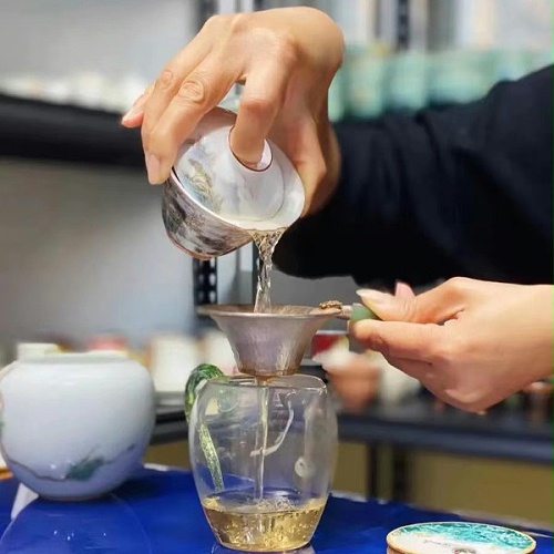 交能＆淳之 · 一周一品鉴——淳之手绘青绿山水茶具套组