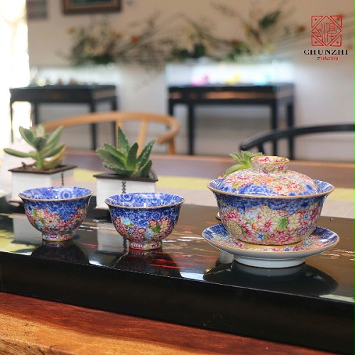 CHUNZHI®||淳之奢瓷·老佛爷系列茶具套组·景德镇瓷器