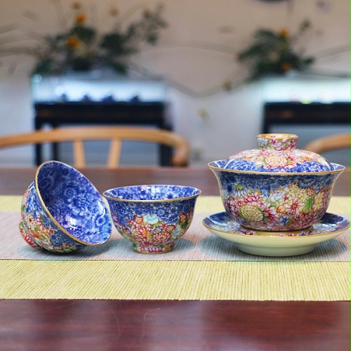 CHUNZHI®||淳之奢瓷·老佛爷系列茶具套组·景德镇瓷器