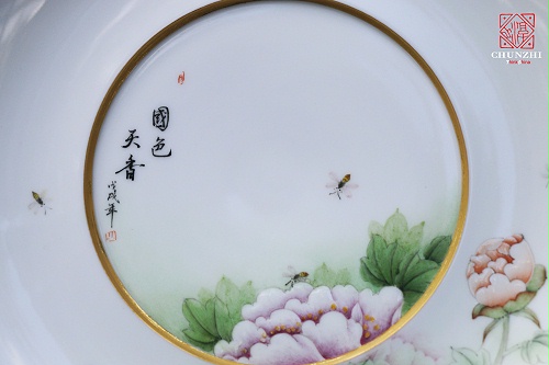 交能＆淳之 · 一周一品鉴——淳之藏瓷淳之藏瓷淳之重工孔雀盖碗三件套