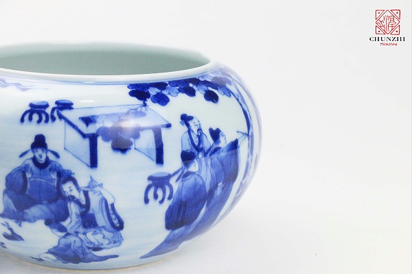 淳之景德镇高岭土白瓷十二花神茶具套组