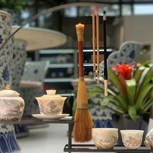 交能＆淳之 · 一周一品鉴——手工手绘墨彩富春山居图茶具系列套组