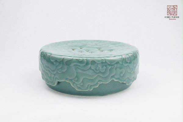 王传斌封门作龙泉青瓷水洗