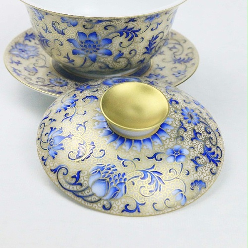 交能＆淳之 · 一周一品鉴——描金缠枝莲纹蓝珐琅