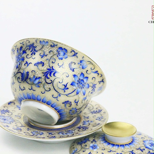 交能＆淳之 · 一周一品鉴——描金缠枝莲纹蓝珐琅