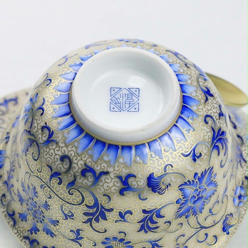 交能＆淳之 · 一周一品鉴——描金缠枝莲纹蓝珐琅