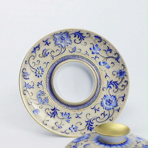 交能＆淳之 · 一周一品鉴——描金缠枝莲纹蓝珐琅