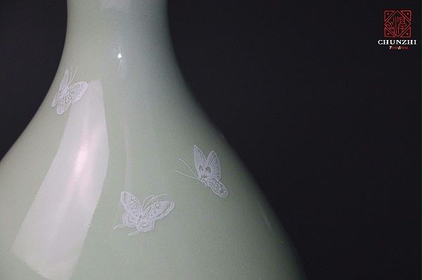 青瓷堆雕蝴蝶系列 (1)