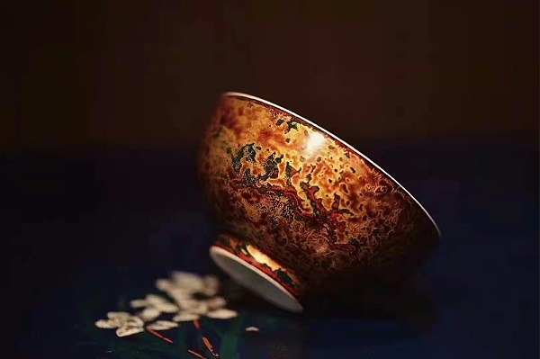大漆茶杯