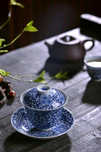 交能＆淳之 · 一周一品鉴——淳之藏瓷青花柴窑冰梅茶具