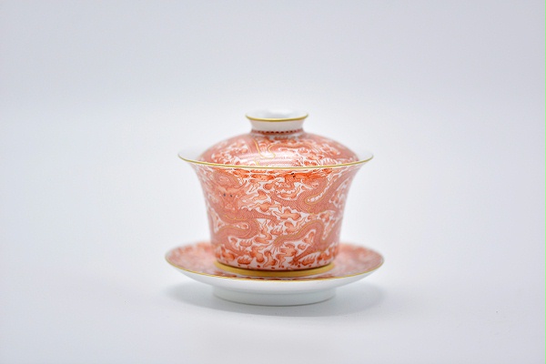淳之藏瓷-矾红描金龙纹系列