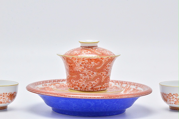 淳之藏瓷-矾红描金龙纹系列