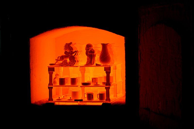 烧窑过程抓拍图 烧窑过程抓拍图