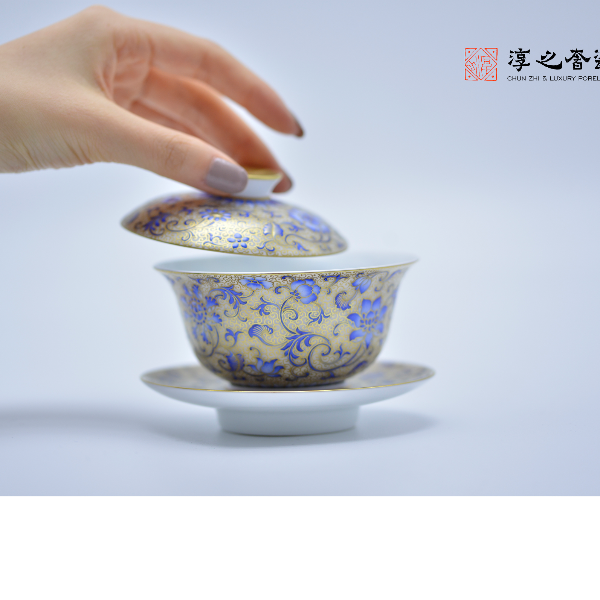 交能＆淳之 · 一周一品鉴——描金缠枝莲纹蓝珐琅