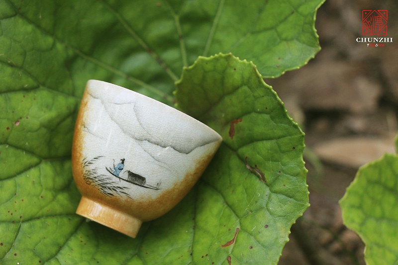 柴烧山水单杯 (2)