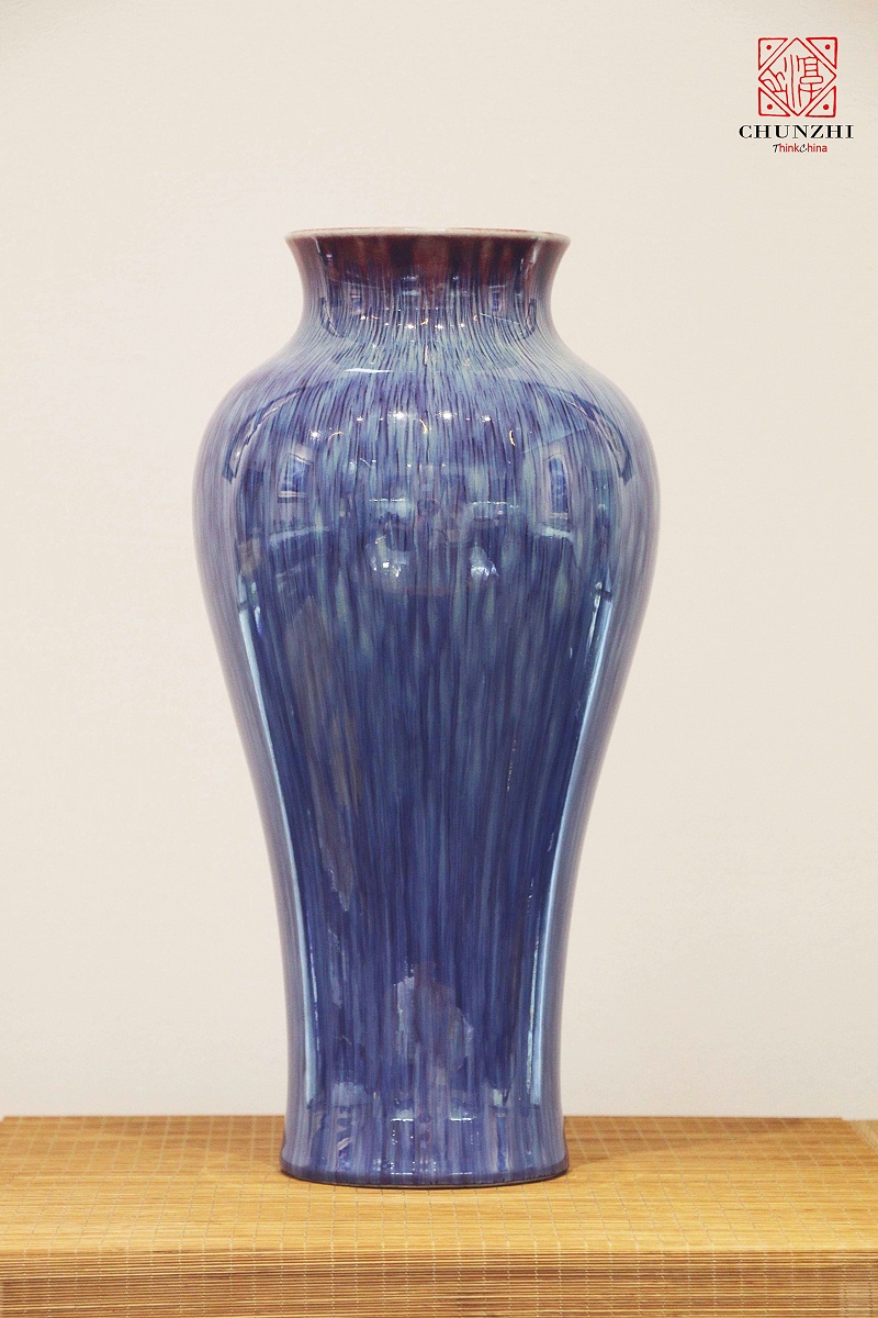 淳之手工制型上釉稀有矿入釉高温窑变美人肩