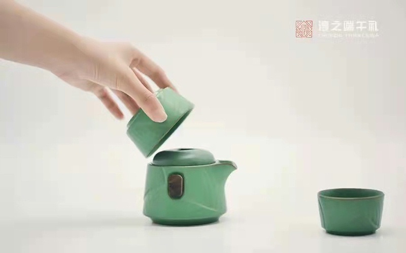 淳之仿粽型便携式茶具套组