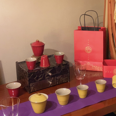 海水纹旅行装茶具 (2)