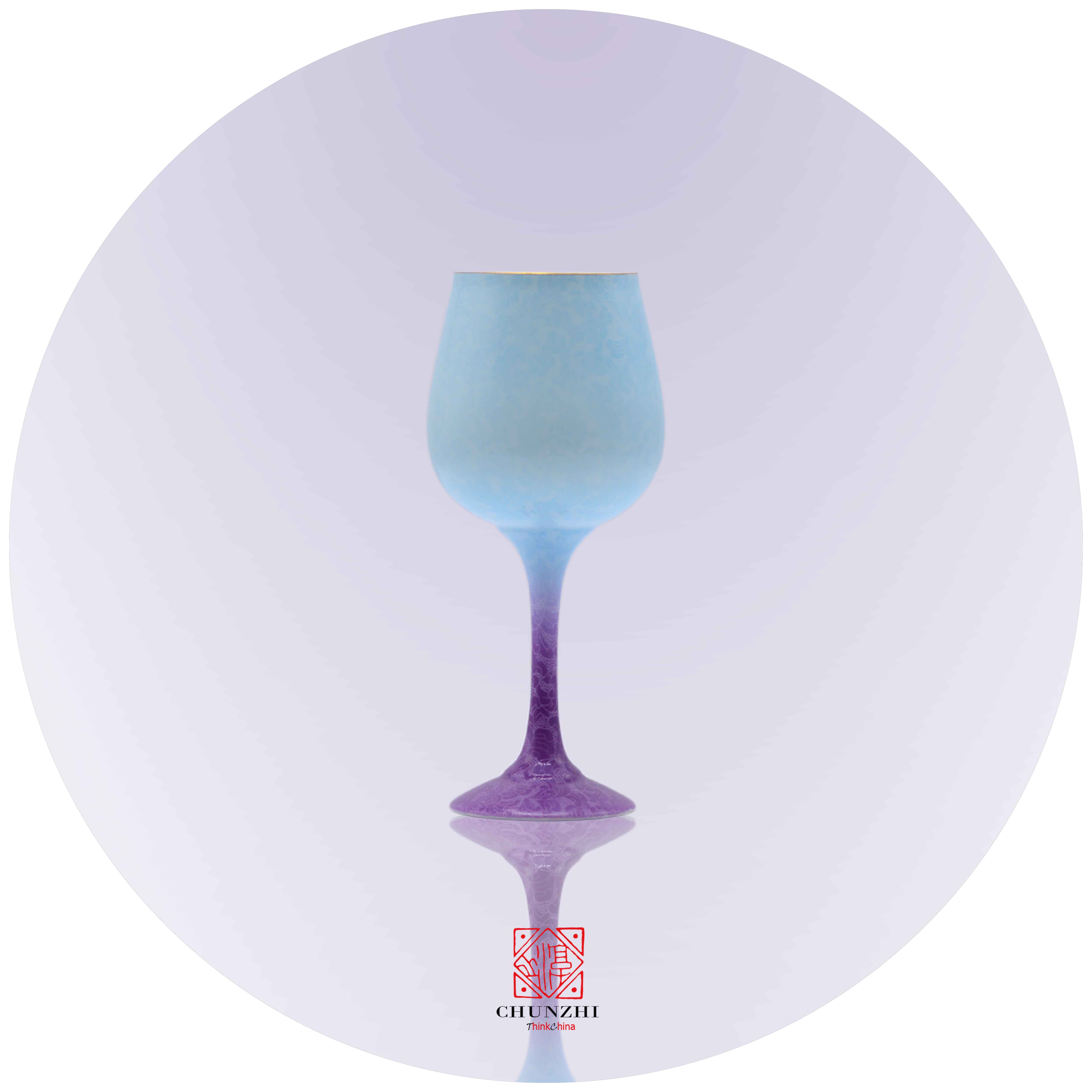 金桂描金茶壶对杯