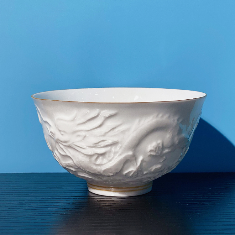 玉泥龙纹主人杯1