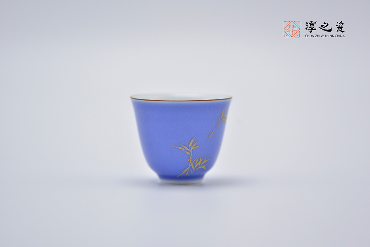 天青釉描金竹系列