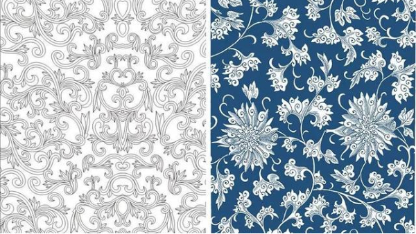 瓷器小故事：一招教你区分卷草纹与缠枝纹!