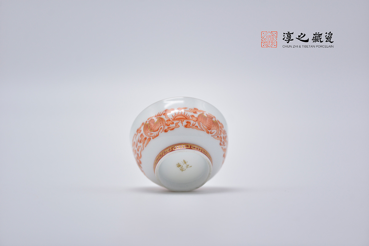 淳之藏瓷-矾红描金龙纹系列