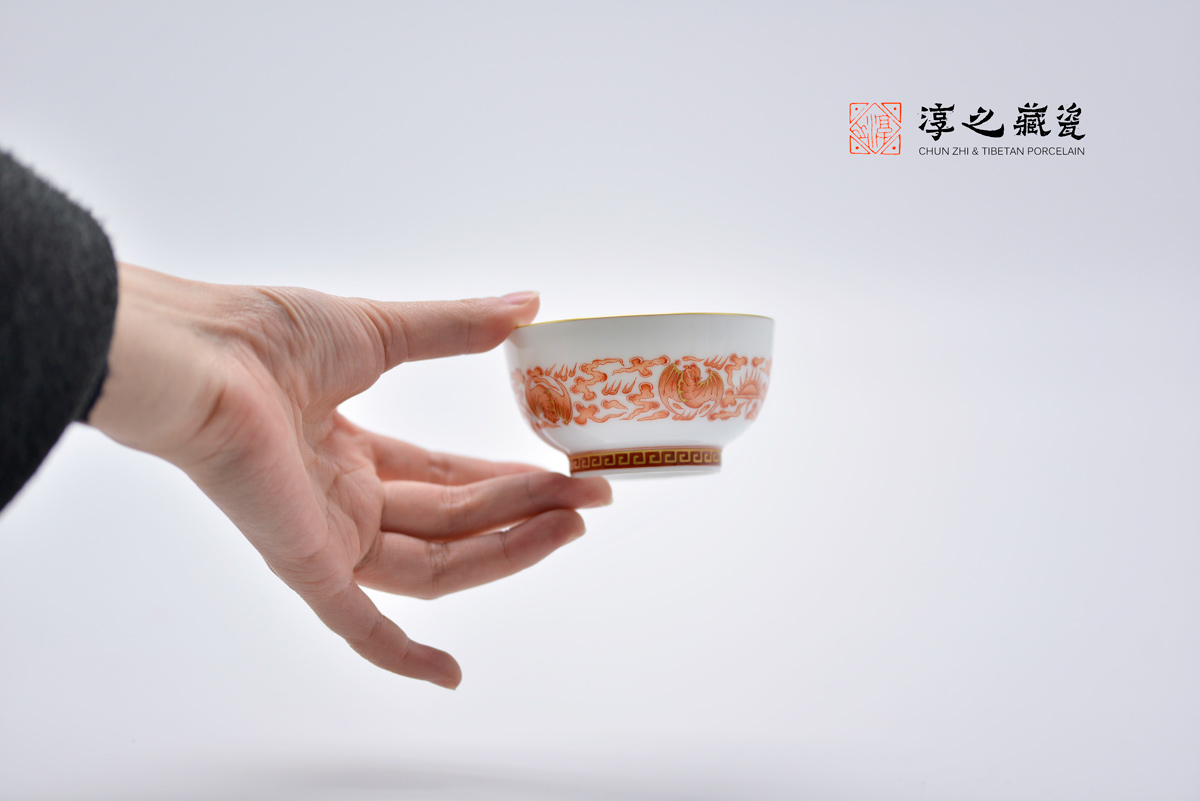 淳之藏瓷-矾红描金龙纹系列